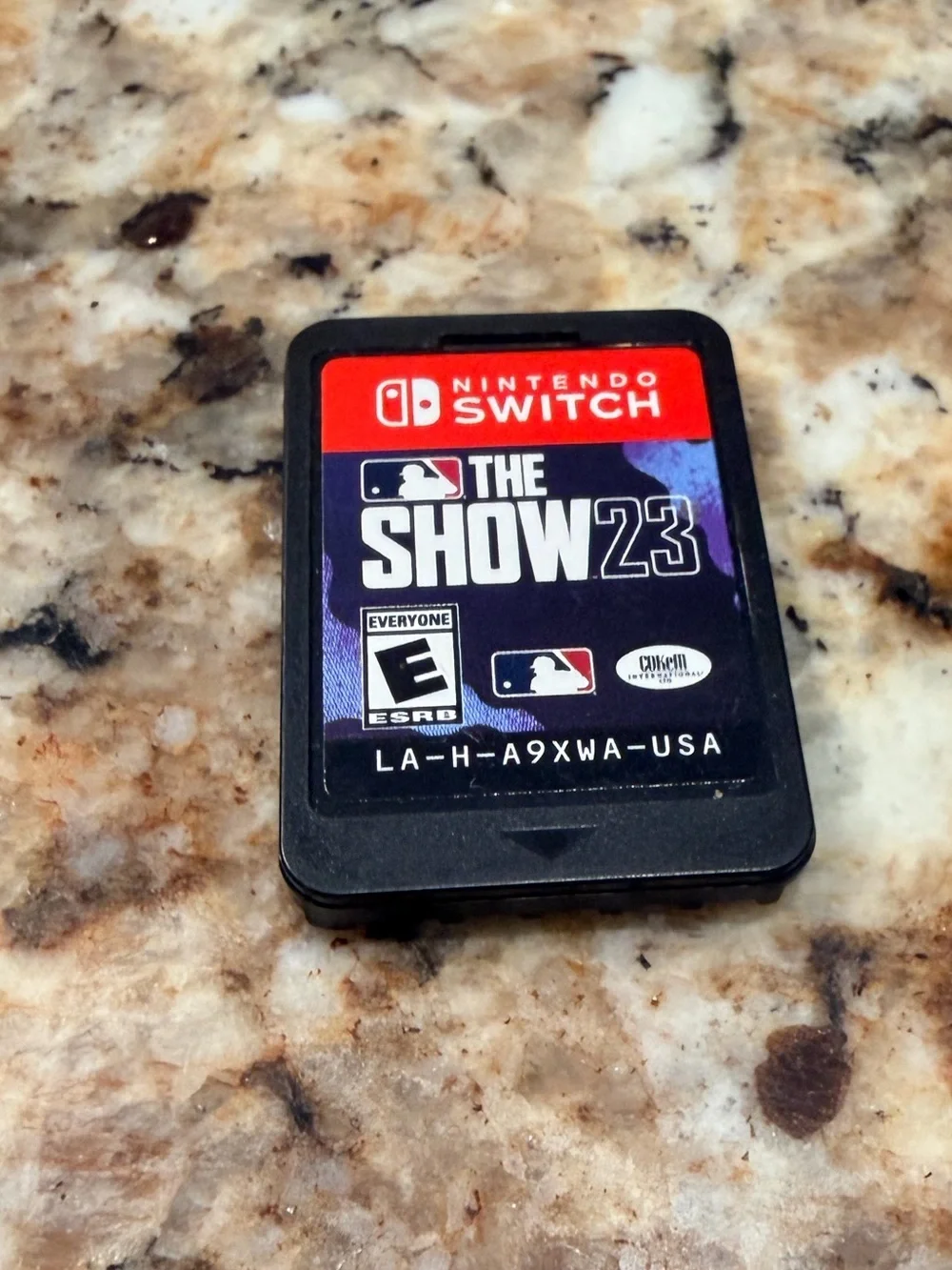 TWO Nintendo Switch Game Card with Red, Black, Blue, Green, Brown Label